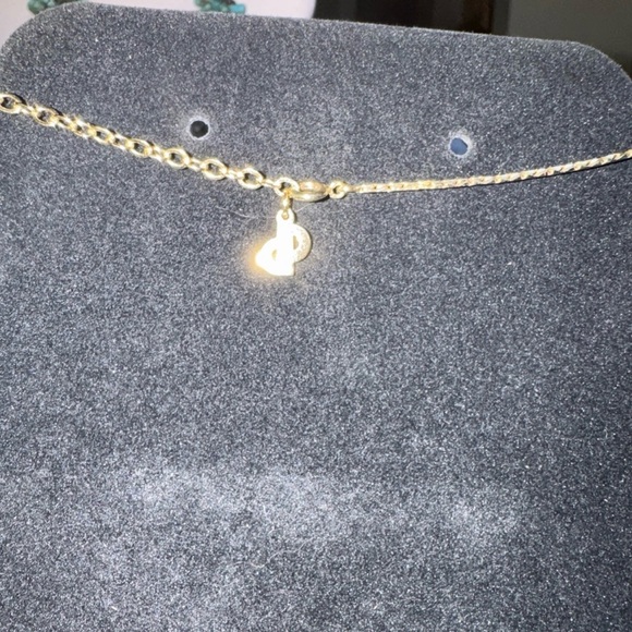 Vintage Christian Dior Starburst Radiant Pearl Rhinestone Gold Chain Necklace - Picture 3 of 4